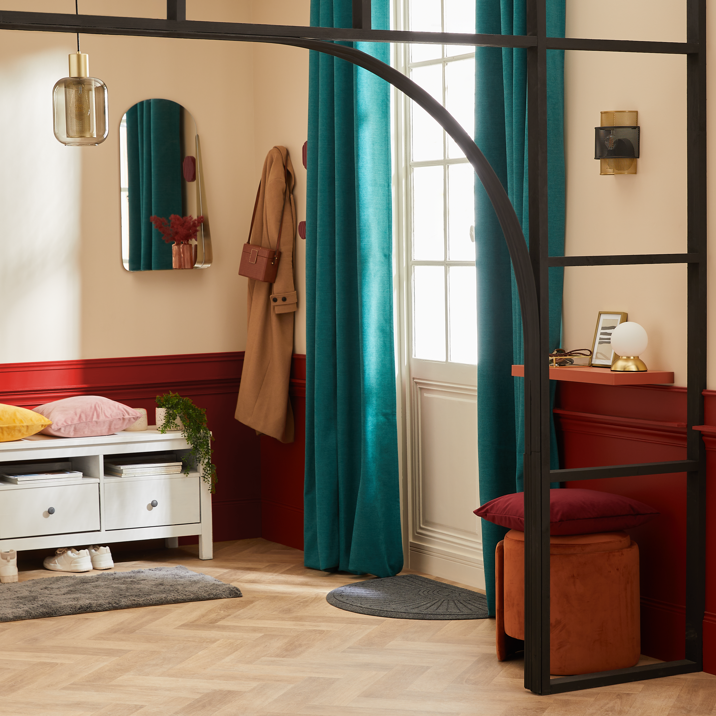 Kinkiet Cilaos czarny E27 Inspire - 2