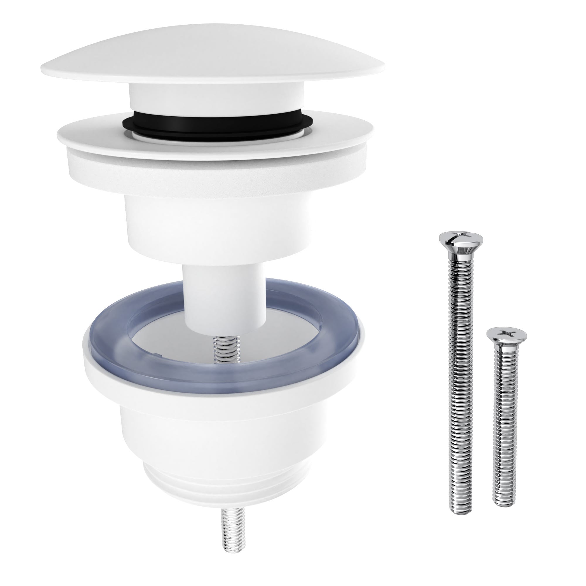 Ensemble bonde Quick-clac siphon pour lavabo avec trop-plein intégré - WIRQUIN - Mr.Bricolage Ensemble bonde Quick-clac siphon pour lavabo avec trop-plein intégré - WIRQUIN - Mr.Bricolage