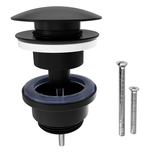 Korek umywalkowy KLIK-KLAK uniwersalny regulowany czarny CWA3 Equation