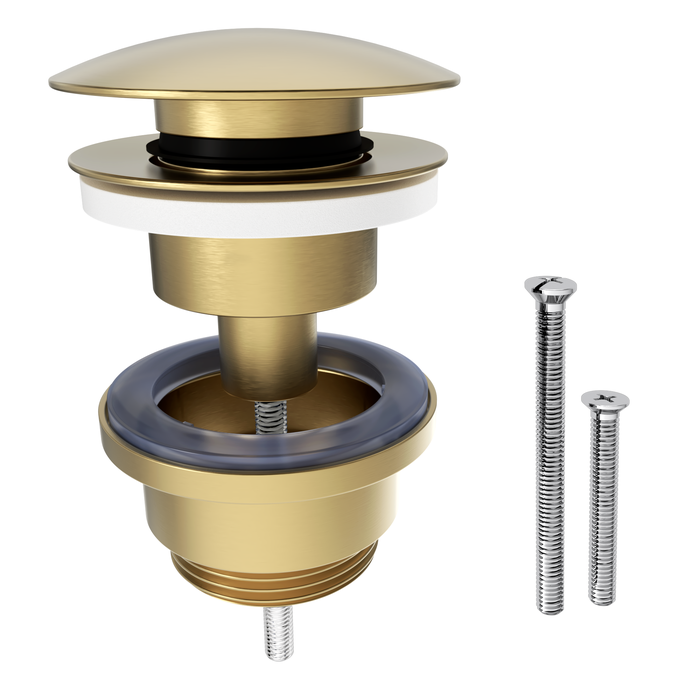 Korek KLIK KLAK regulowany uniwersalny złoty do umywalki okrągły CWA5 Equation