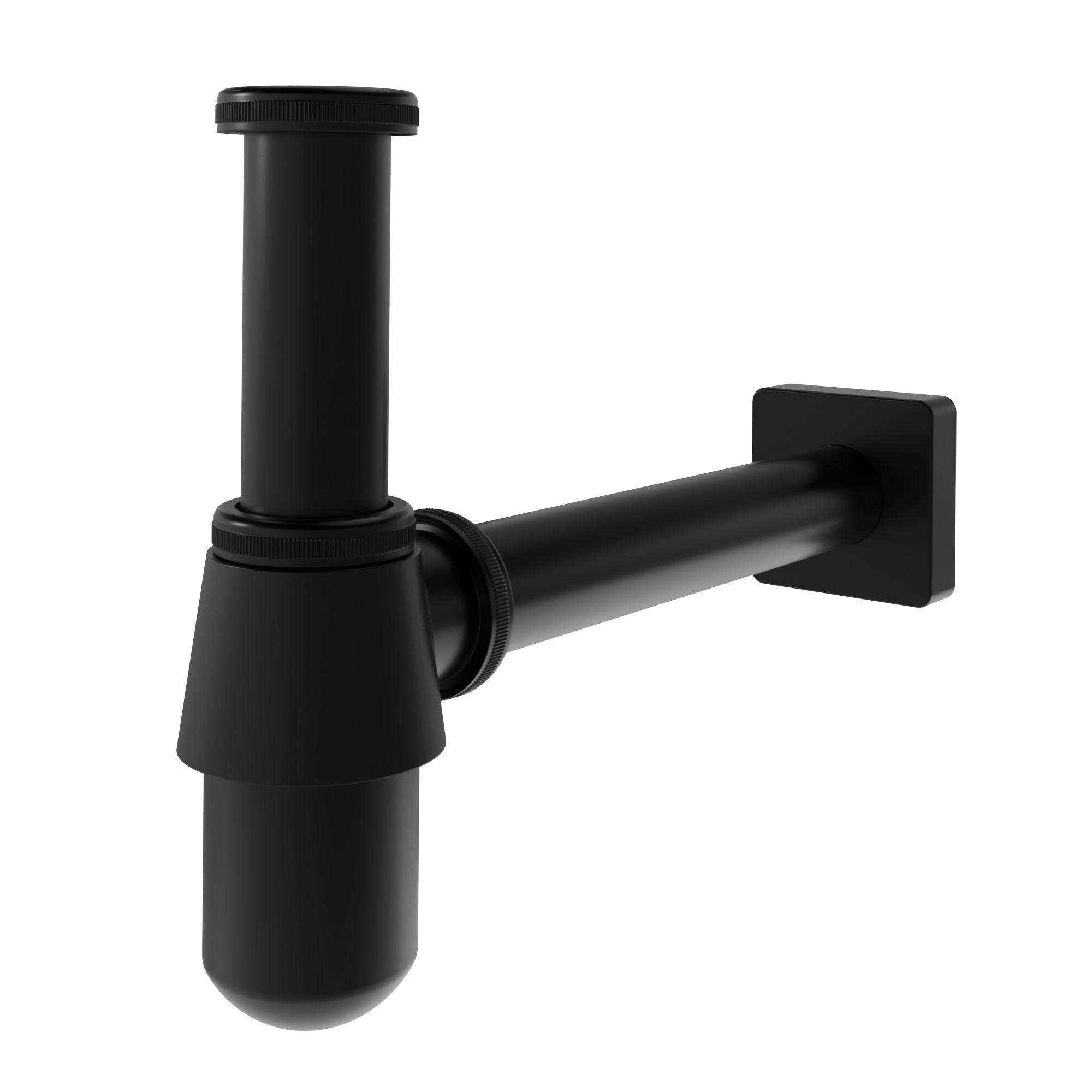 Sifón EQUATION negro mate 11/4-D32 - 2