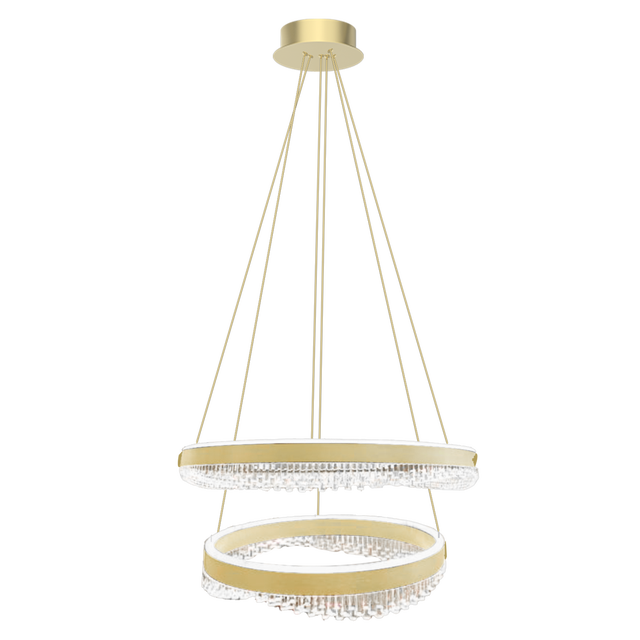 Lampa wisząca Preciosa złota 5500 lm LED Milagro