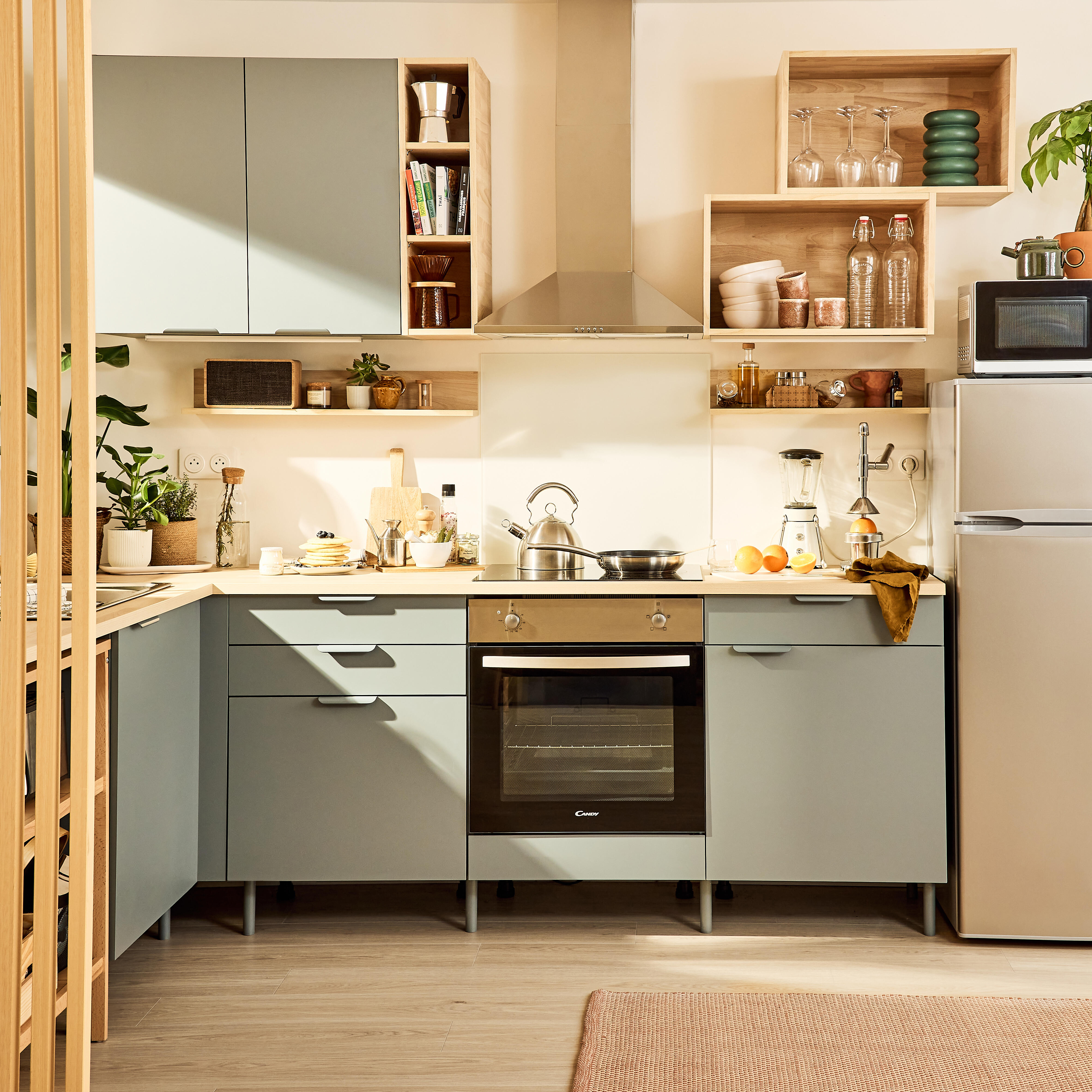 Estante cubo Eleki acabado madera H 72.1 x L 20 x P 37 cm - 5