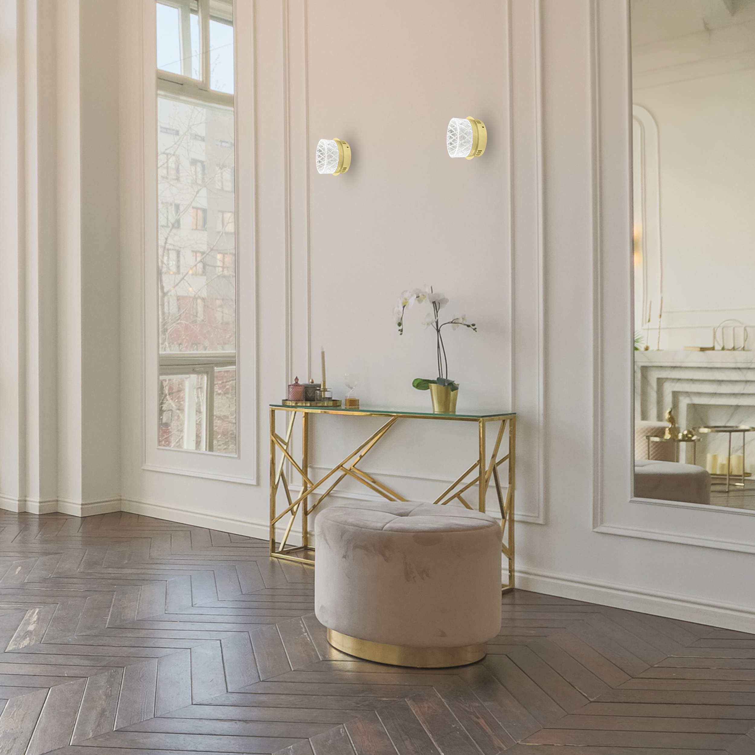 Kinkiet Elegance złoty LED Milagro - 2