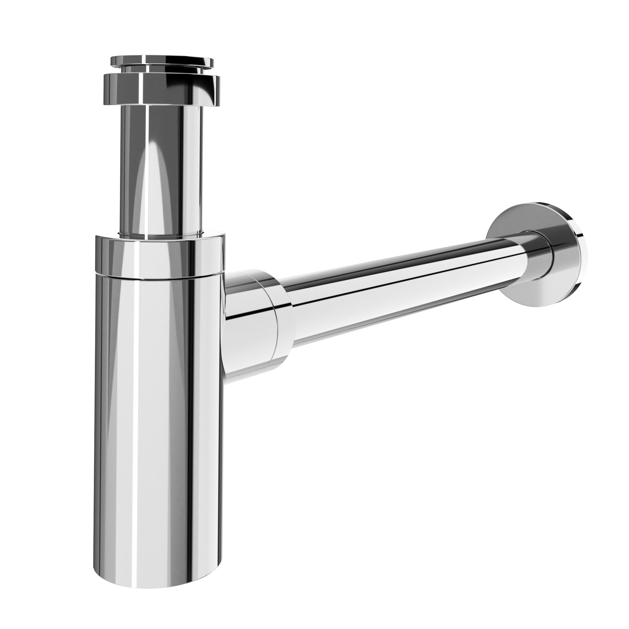 Sifón botella 32mm decorativo equation inox