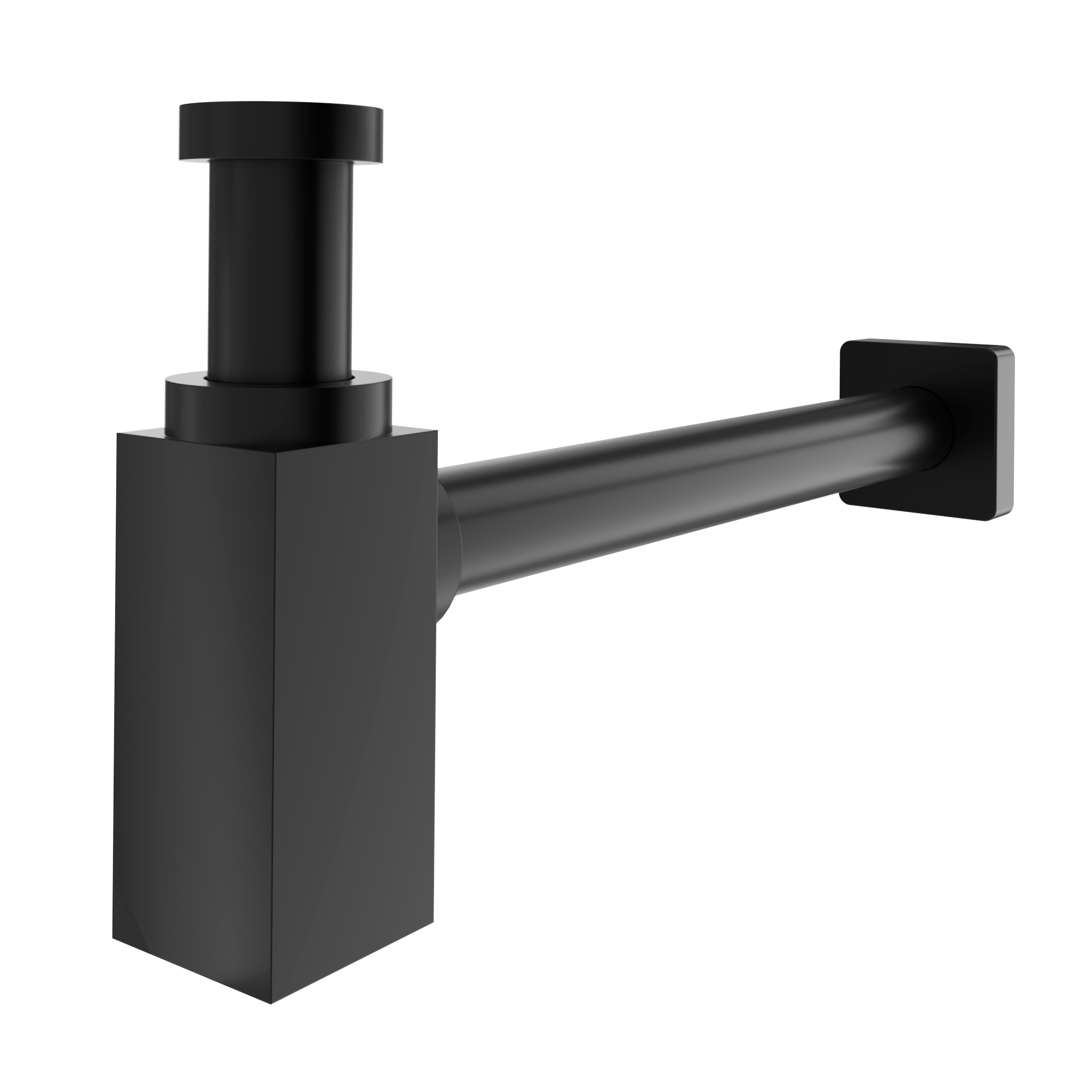 Sifón cuadrado equation negro mate 11/4-d32
