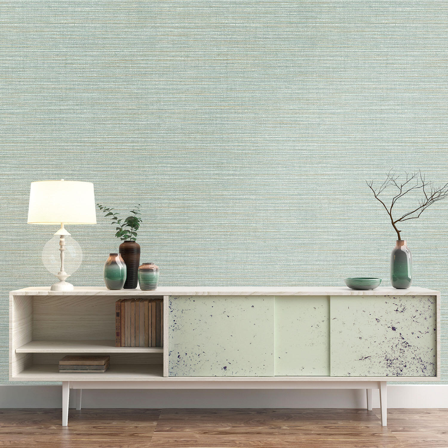 Papier Peint Vert Celadon