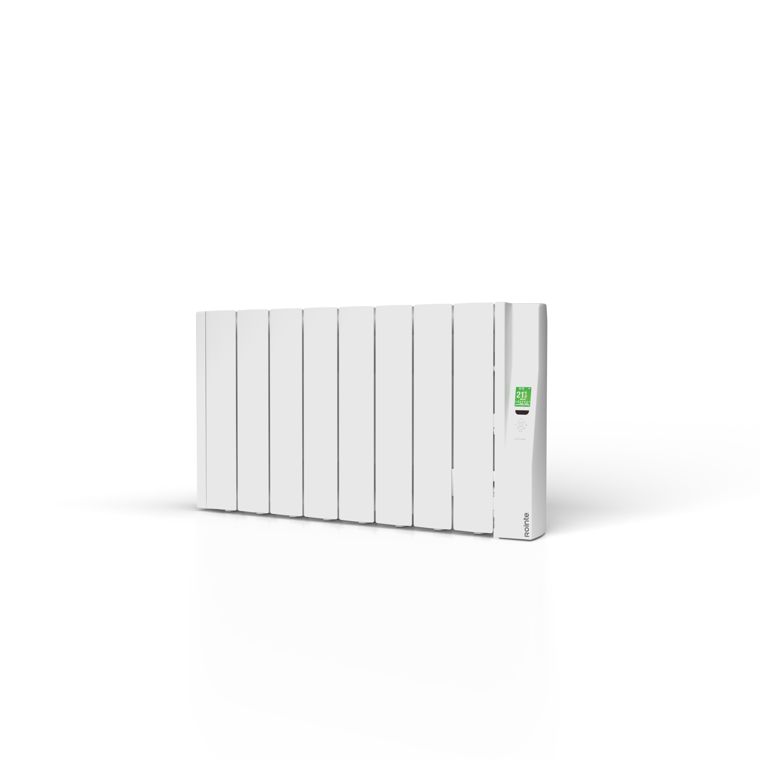 Radiateur électrique à inertie fluide 1000 W SIGMA II BAS BLANC ROINTE ...