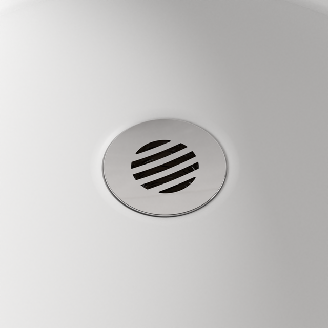 Bonde écoulement libre pour lavabo, chrome, Diam.63 mm, EQUATION