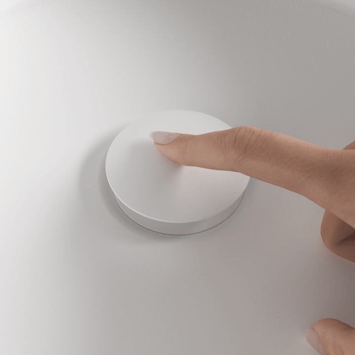 bonde blanche lavabo 