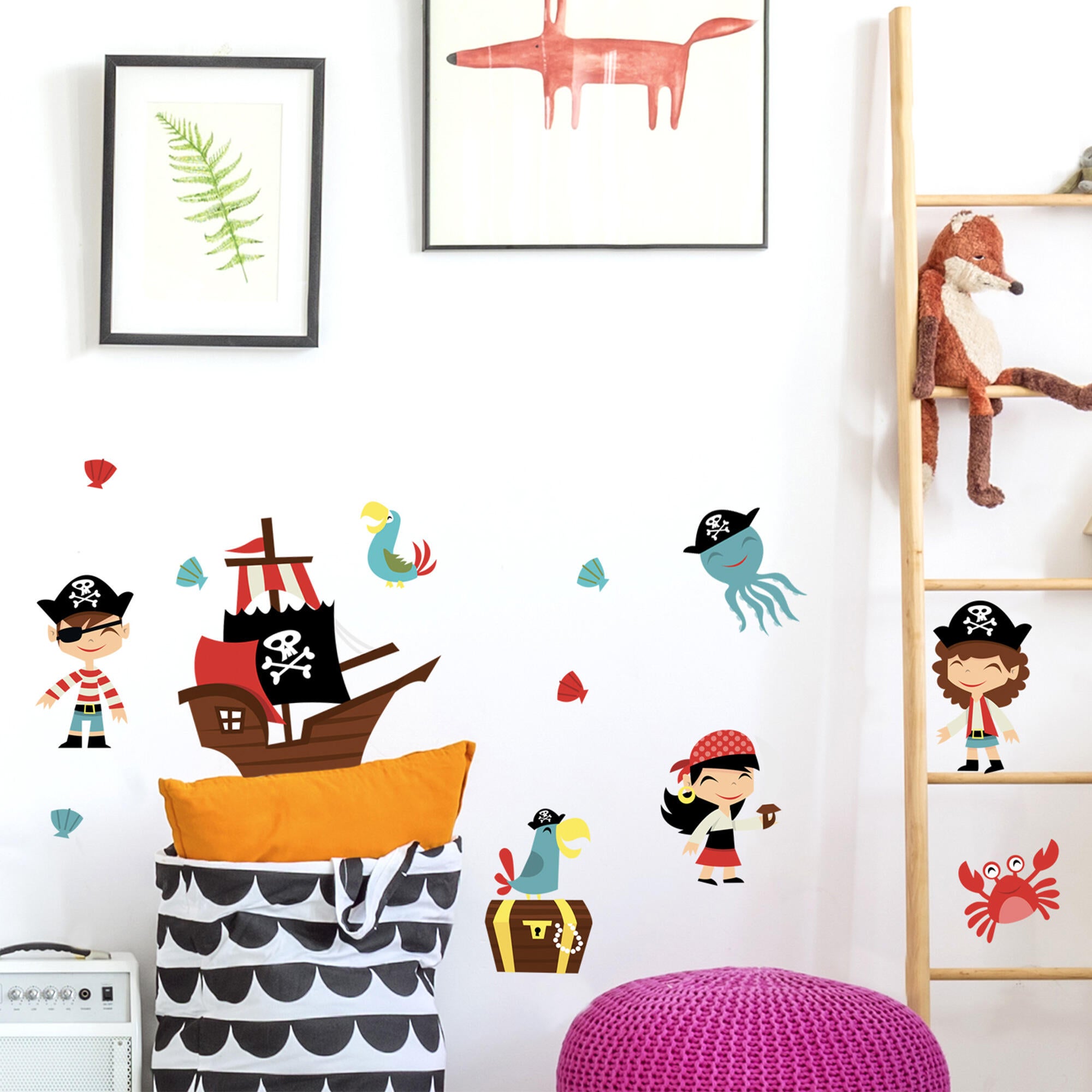 Sticker pirates, multicolore, 48 cm x 68 cm - 2