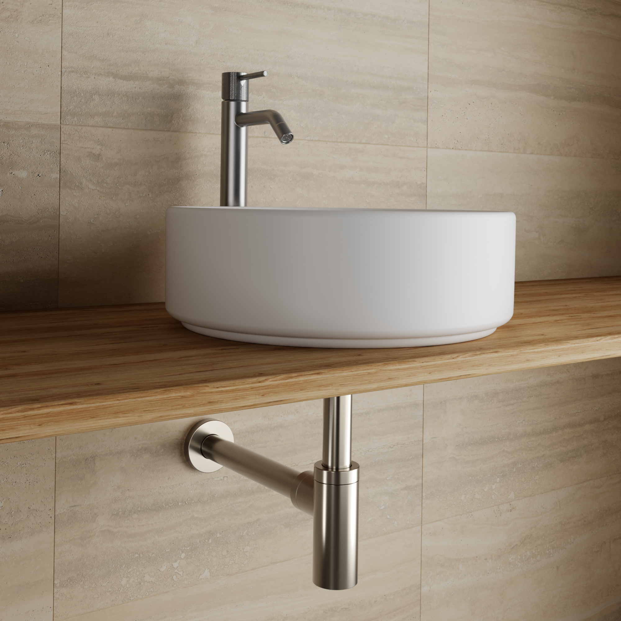 Sifao lavatorio equation design prata - 2