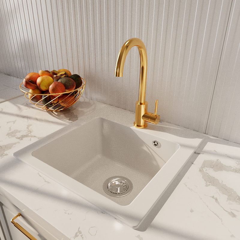Bateria kuchenna Madeira Złota wylewka U 32 cm Quadron - 8