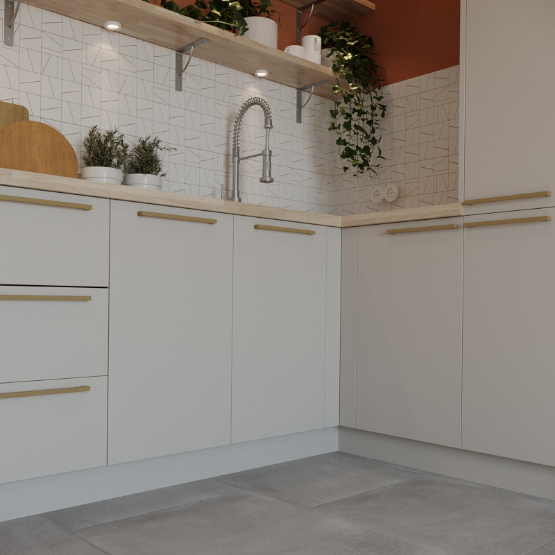 Gniazdo pojedyncze LF0001W LOFT biały DPM - 8
