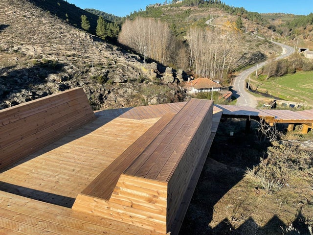 Lama madera de pino silvestre 14.5 x 210 cm y 22 mm marrón CARMO clase de uso 4