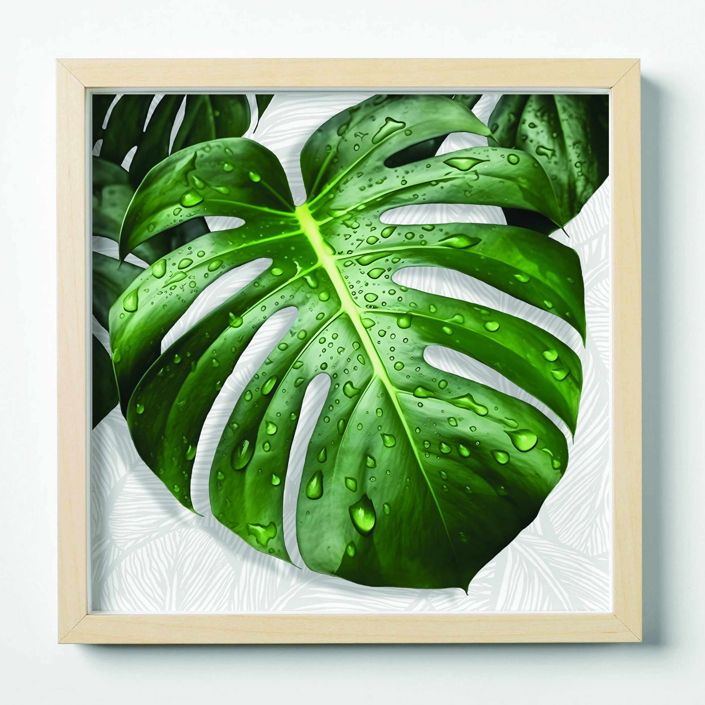 Monstera leaves