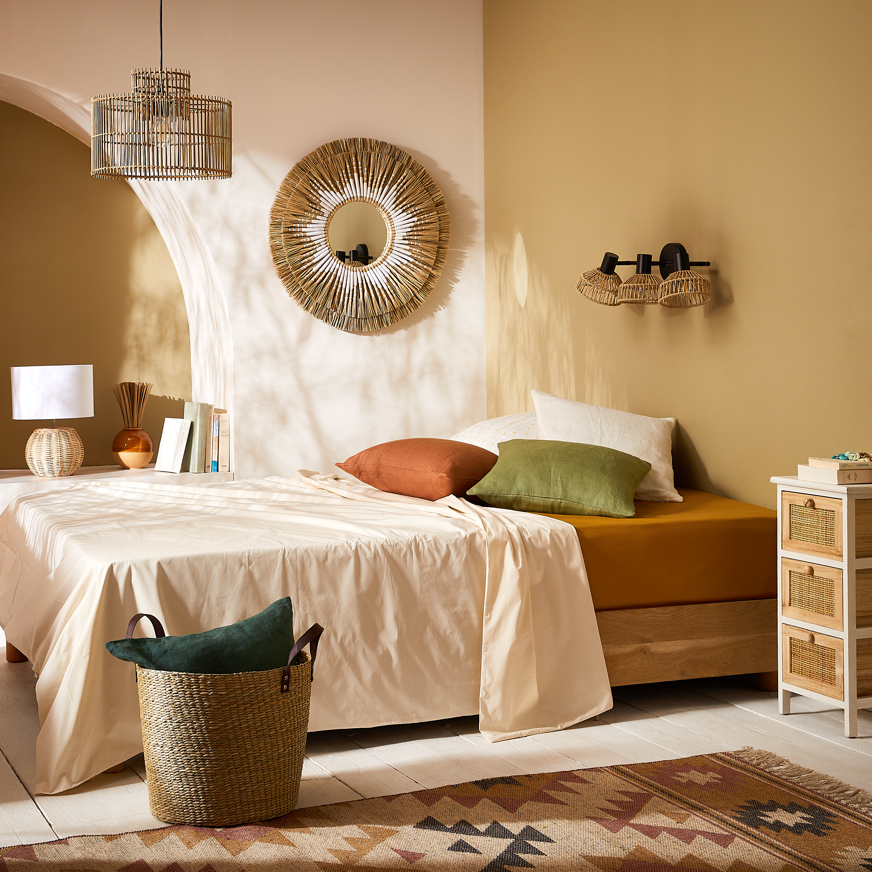 Lampa wisząca Billal bambus E27 Inspire - 5