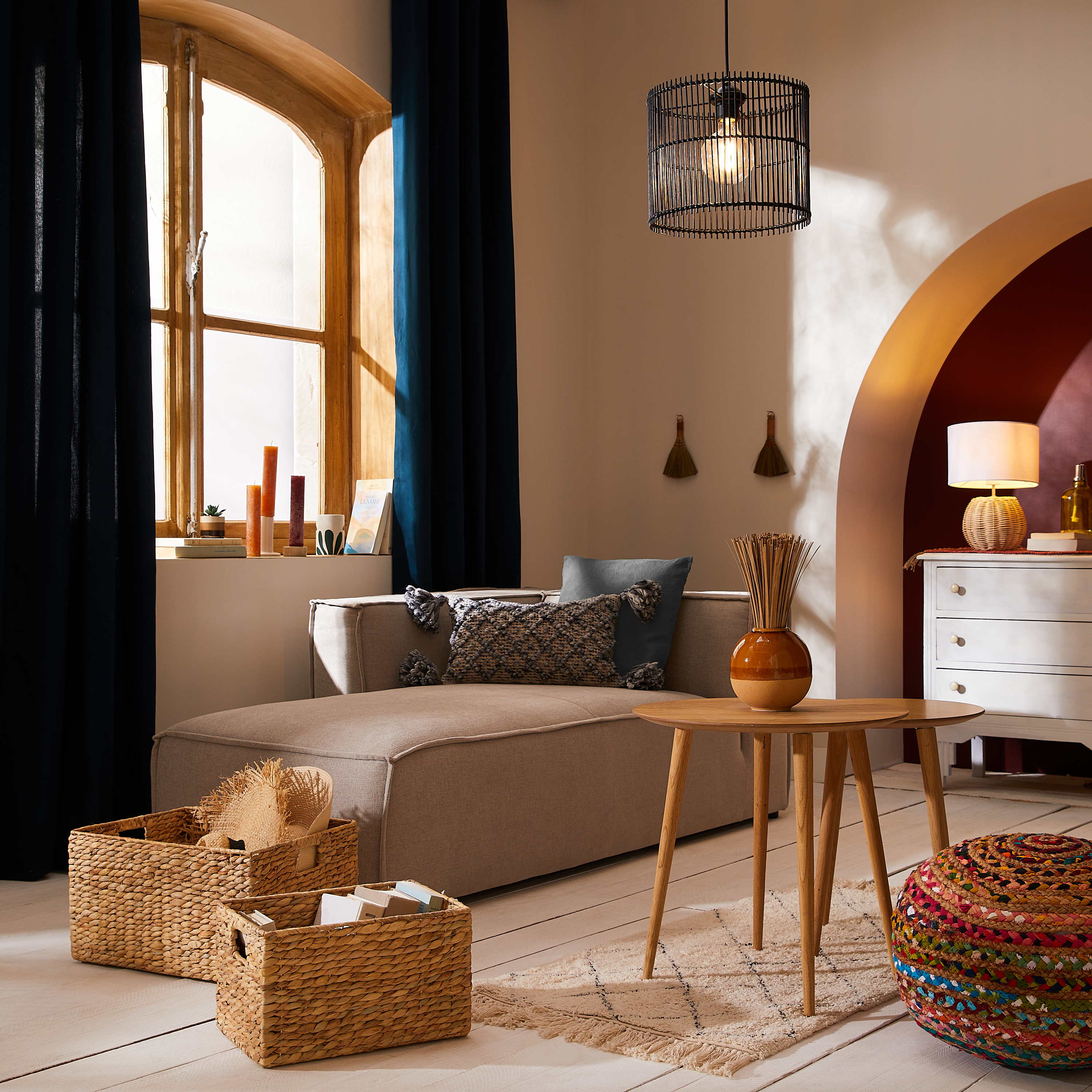 Cortinado fita e/ou presilha Kalpe 200x280cm fjord Inspire - 9