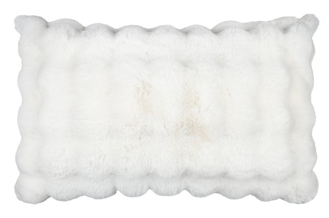Coussin Nebraska, écru l.80 x L.50 cm
