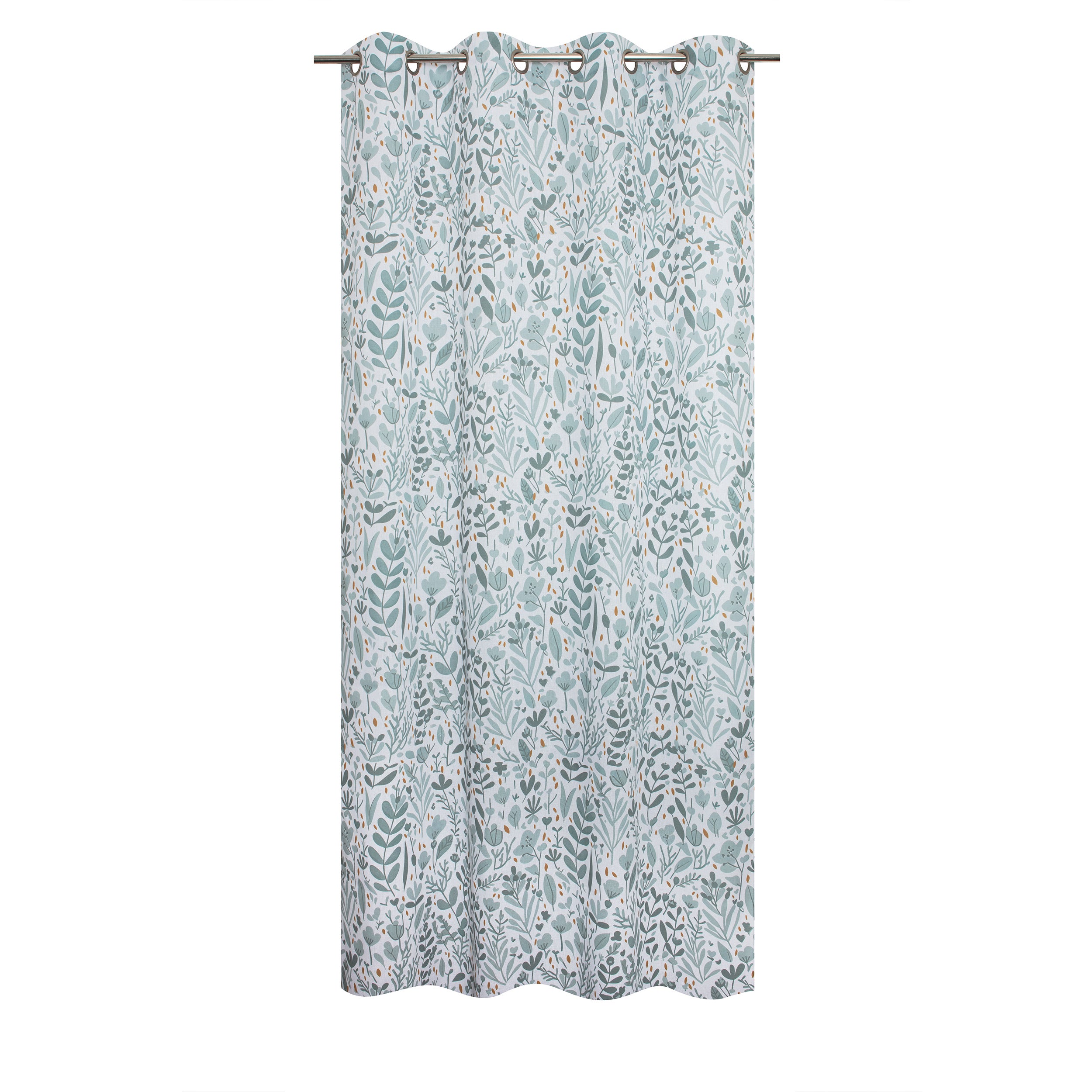 Rideau tamisant, Dalima, vert H.240 x l.135 cm - 6