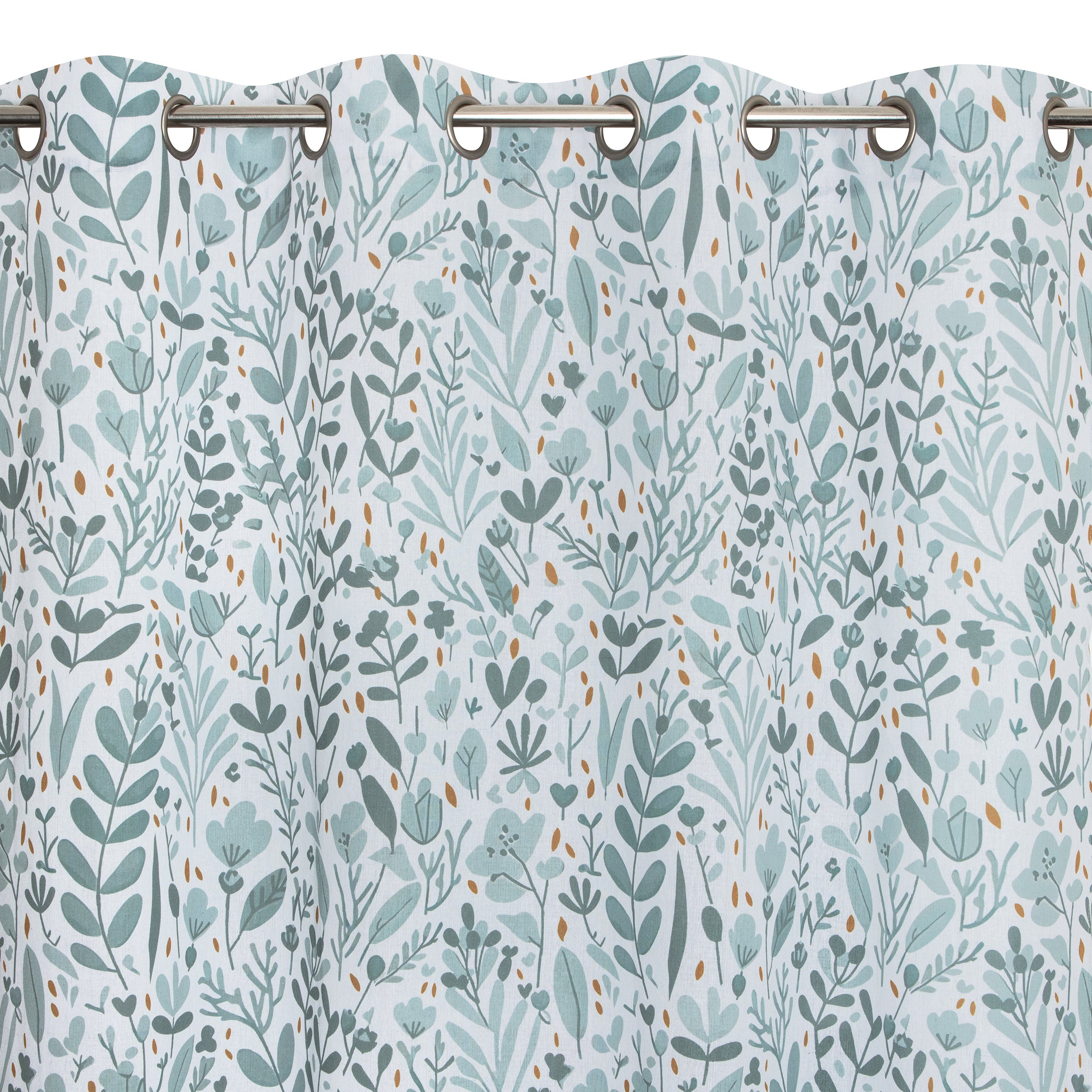 Rideau tamisant, Dalima, vert H.240 x l.135 cm - 7