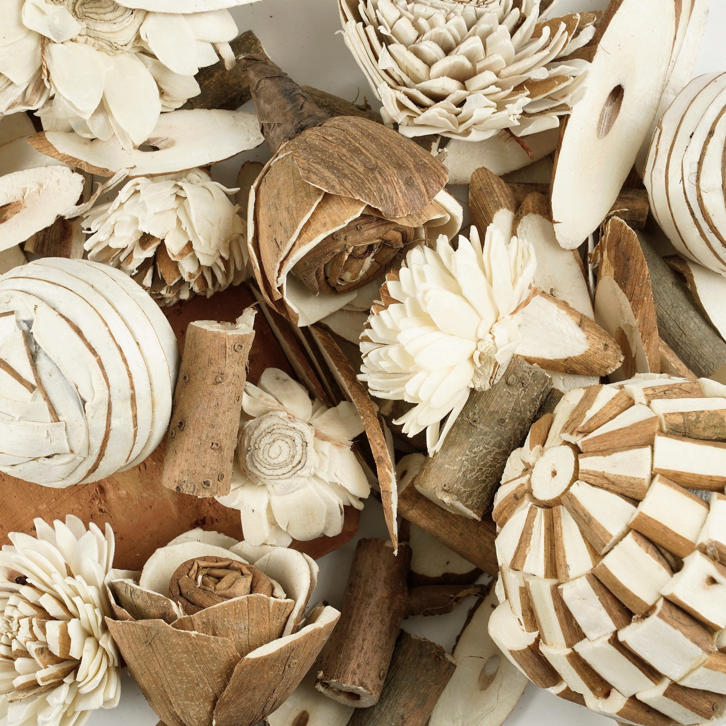 Bolsa potpourri blanco/oro 35 gr - 2