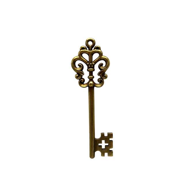 Objet décoratif sans cadre Clé, doré EMDE l.6.5 x H.17.5 cm