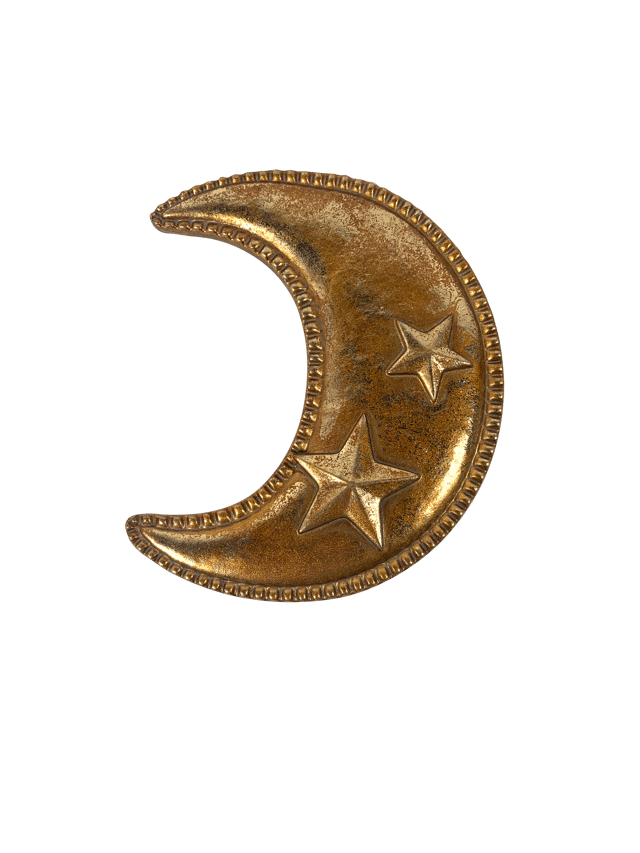 Objet décoratif sans cadre Lune, doré EMDE l.12 x H.12 cm