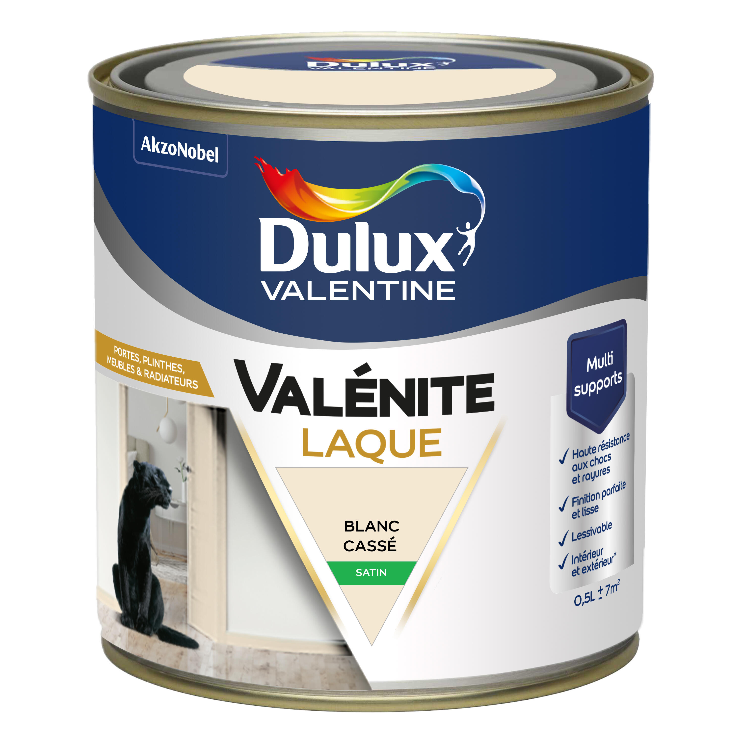 Peinture boiserie, radiateur blanc cassé satin DULUX VALENTINE Valénite acryliqu - 5