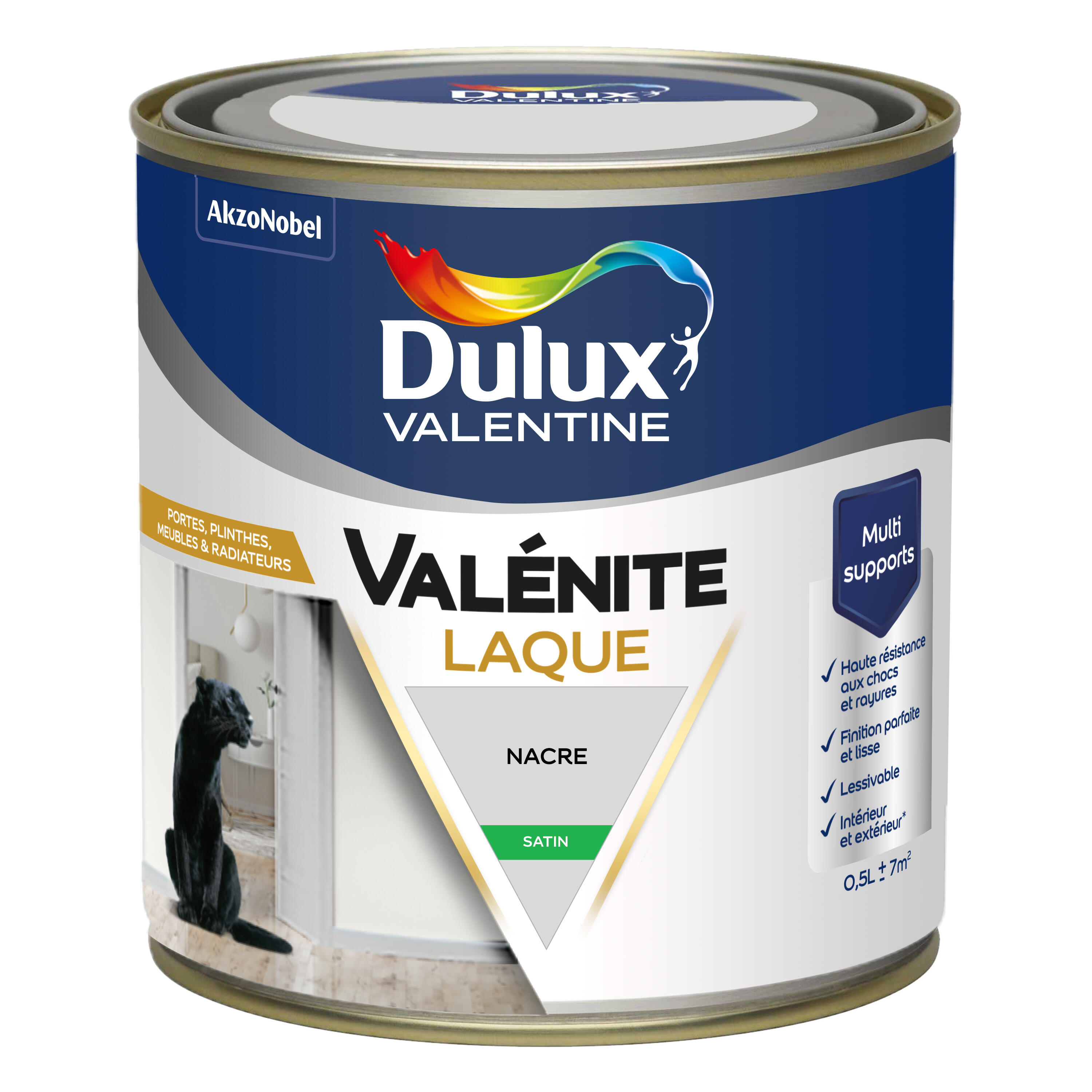 Laque intérieure boiserie, radiateur nacre satin DULUX VALENTINE Valénite acryli - 5