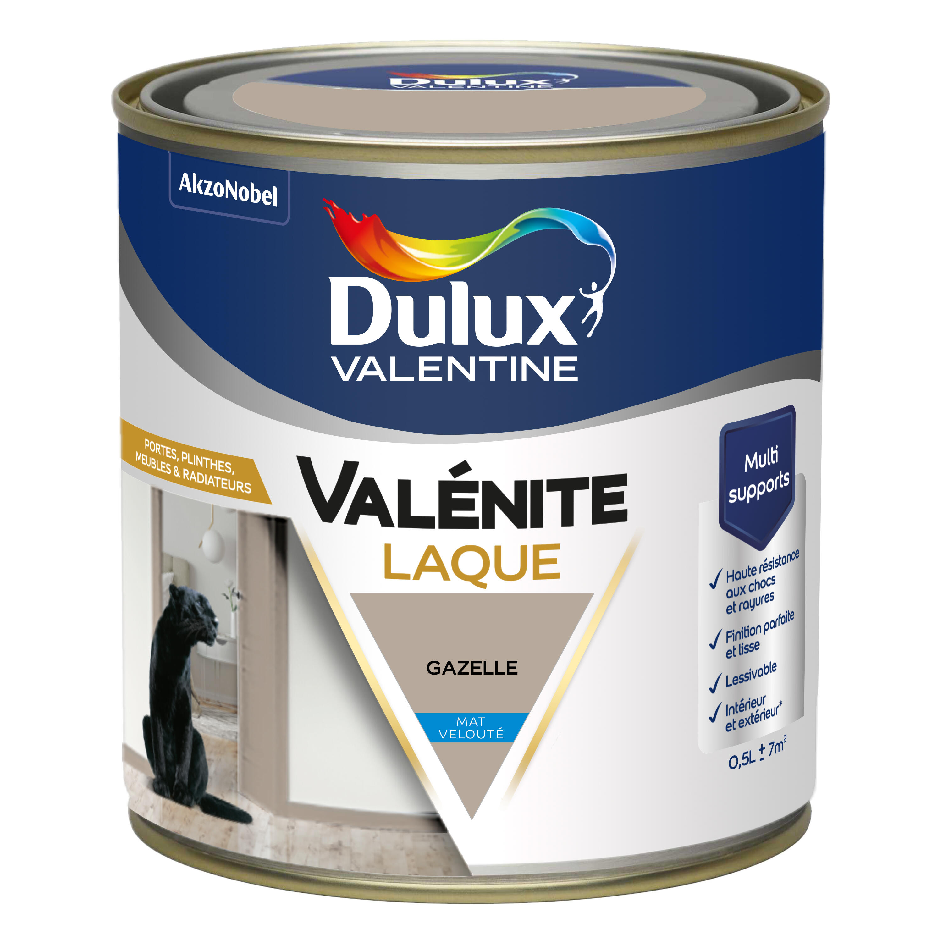 Laque intérieure boiserie, radiateur gazelle mat DULUX VALENTINE Valénite acryli - 5