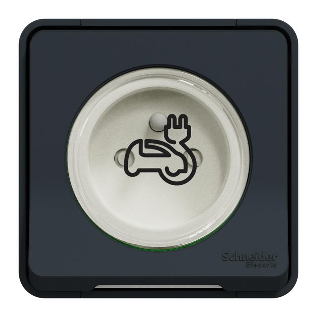 Prise courant 2P+T et protection pour voiture électrique Kit Mureva Styl  - SCHNEIDER