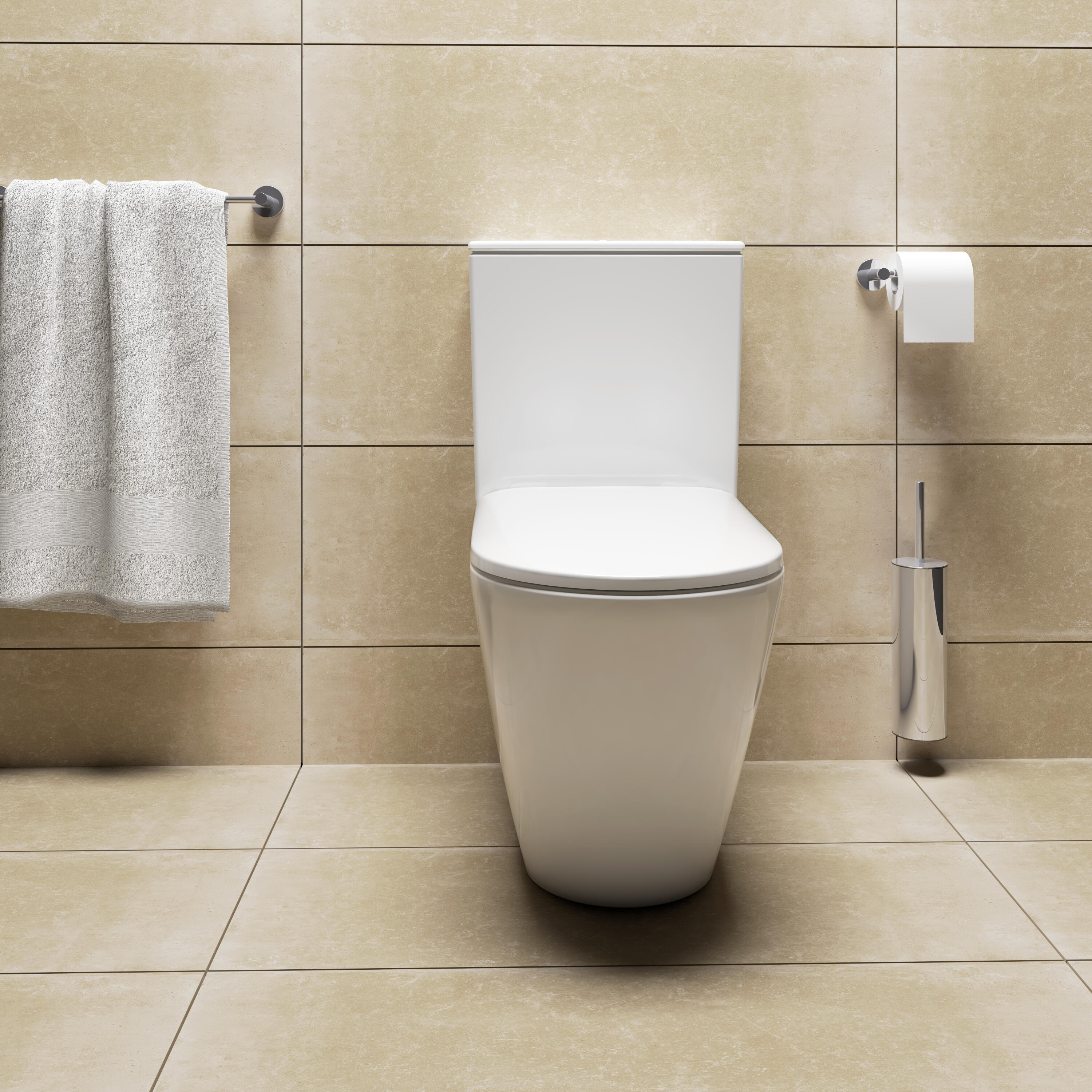 Pack WC  Durasola  con tapa amortiguada - 5