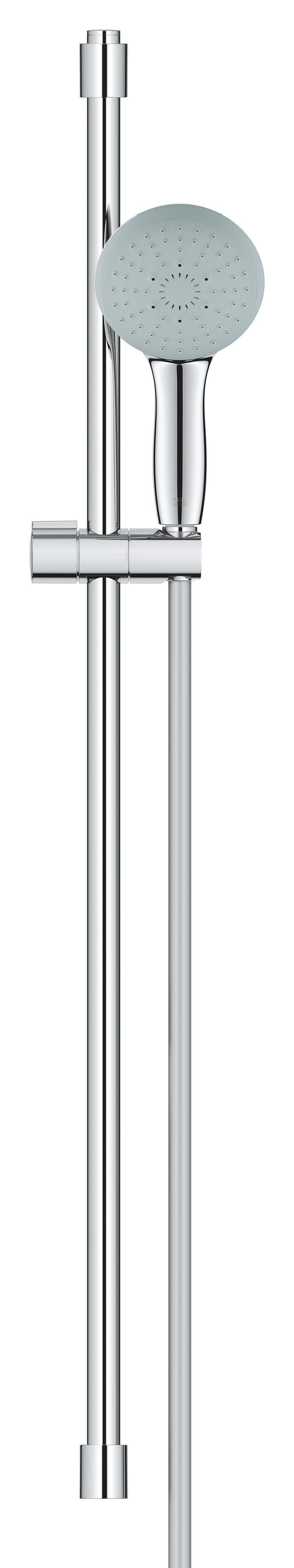 Alcachofa de ducha + flexo + barra GROHE  cromo con 3 funciones - 4