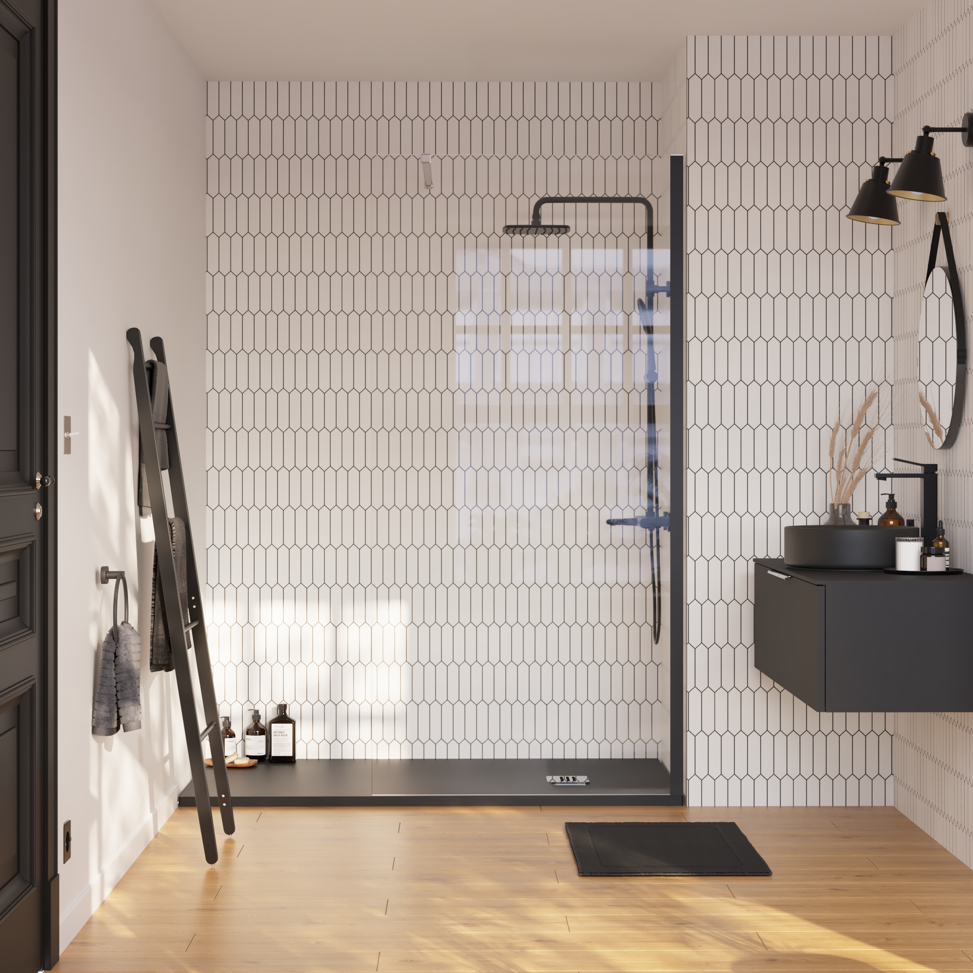 Panele podłogowe laminowane wodoodporne AC5 7 mm Artens Honey naturalne drewno - 6