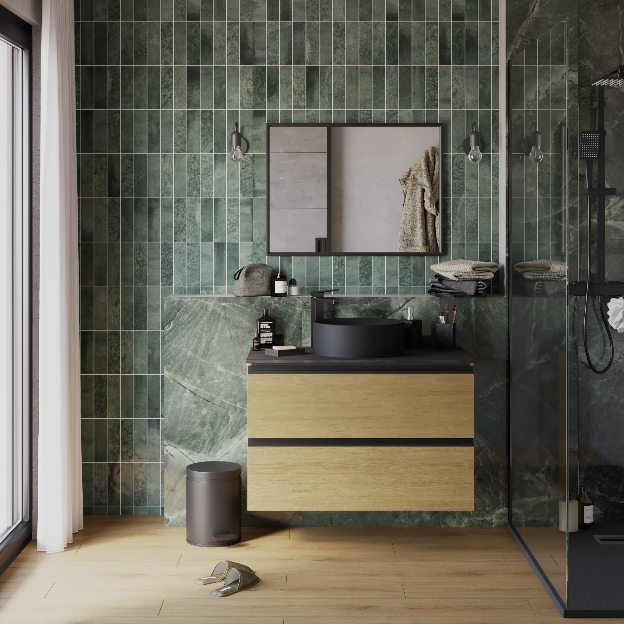 Panele podłogowe laminowane wodoodporne AC5 7 mm Artens Natural naturalne drewno - 7