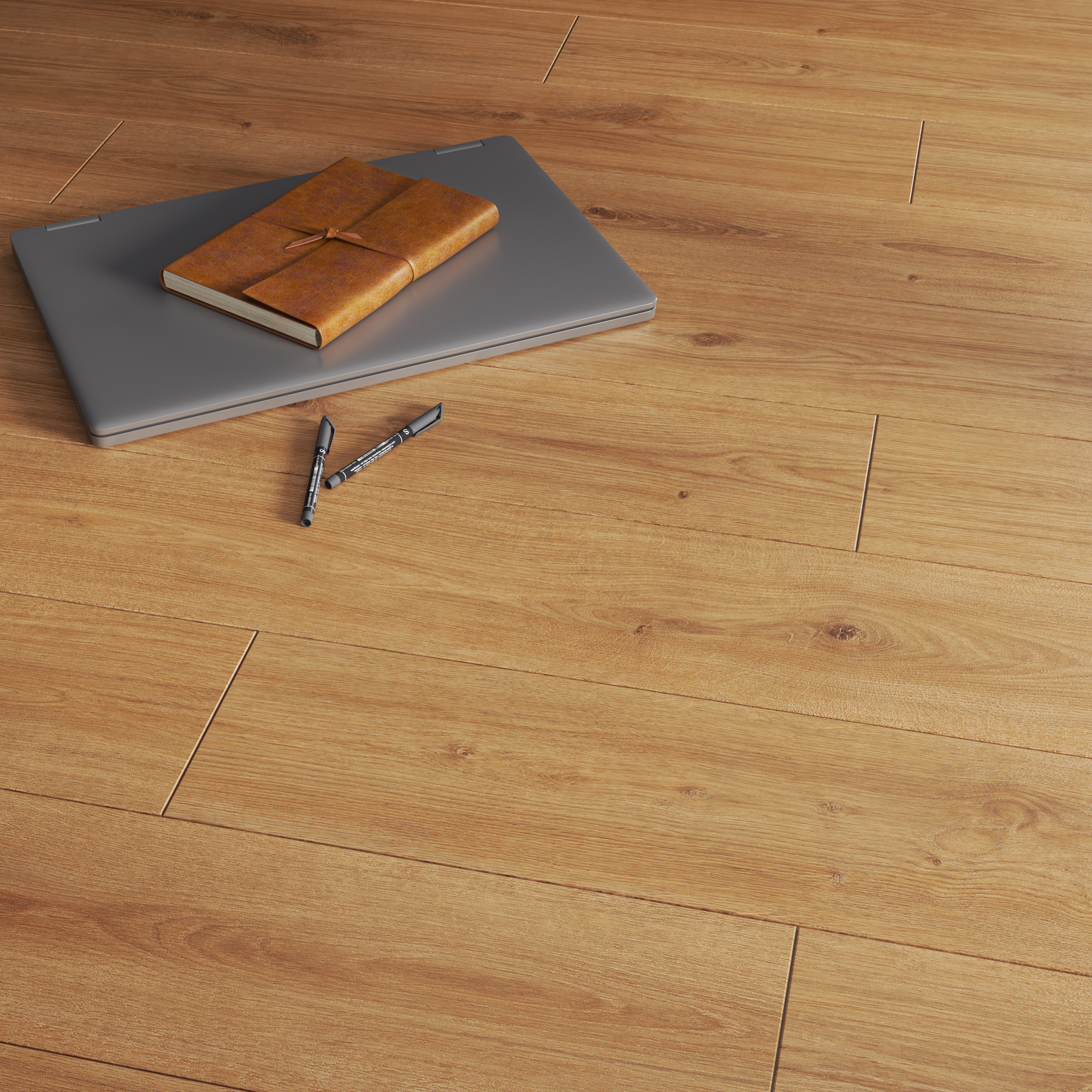 Panele podłogowe laminowane wodoodporne AC5 7 mm Artens Honey naturalne drewno - 8