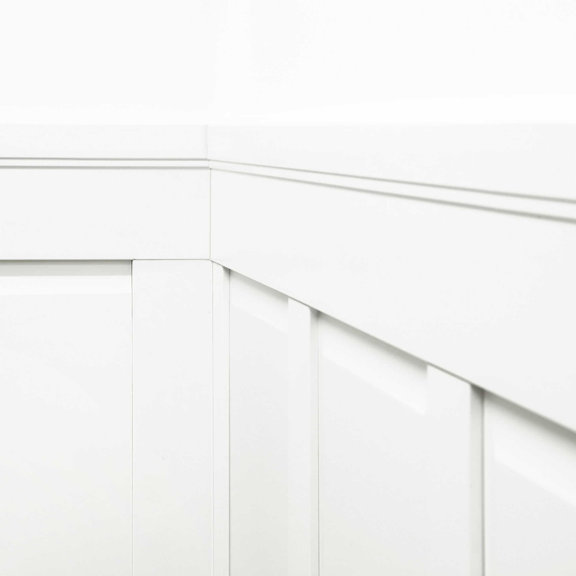 Boazeria angielska MDF biała wytłoczka duża Fllow - 3