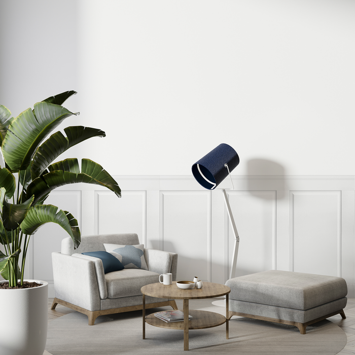 Boazeria angielska MDF biała wytłoczka duża Fllow