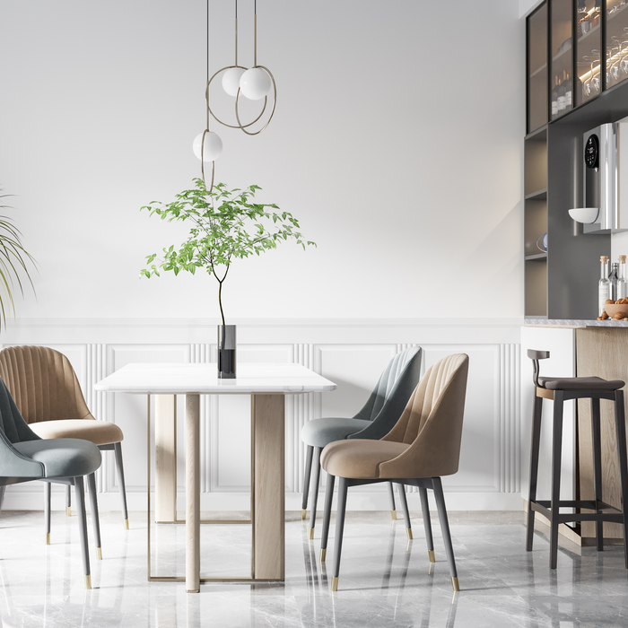 Boazeria angielska MDF biała wytłoczka duża Fllow