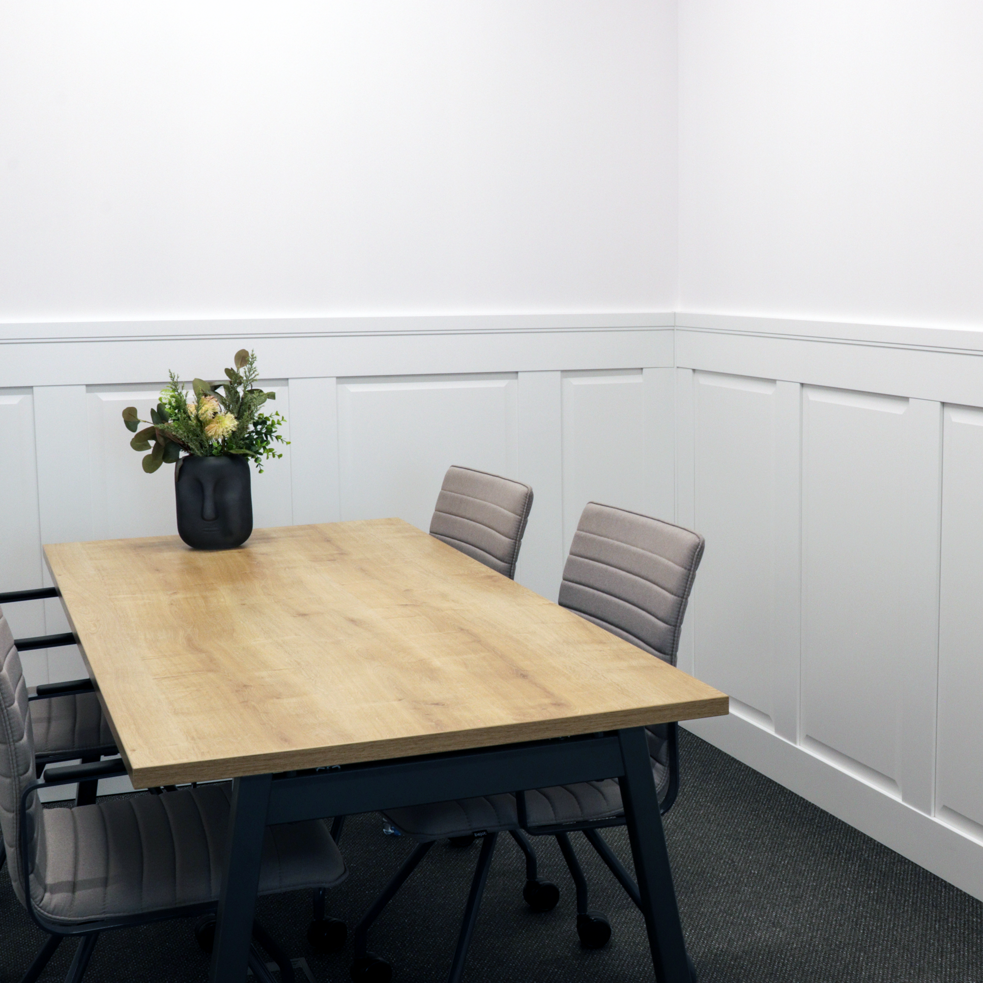 Boazeria angielska MDF biała wytłoczka duża Fllow - 5