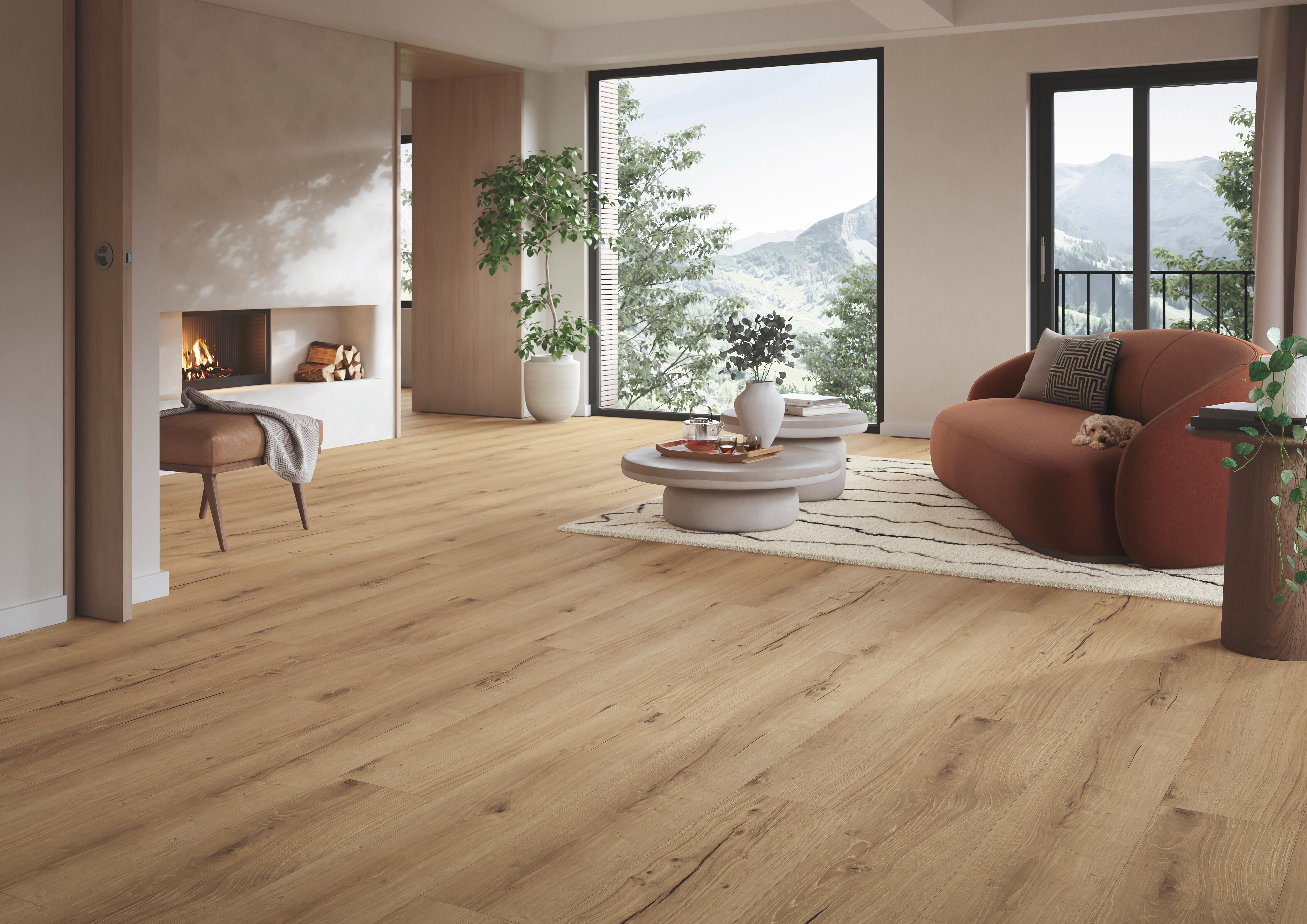Suelo vinílico spc clic cambridge efecto madera natural trend8 parador