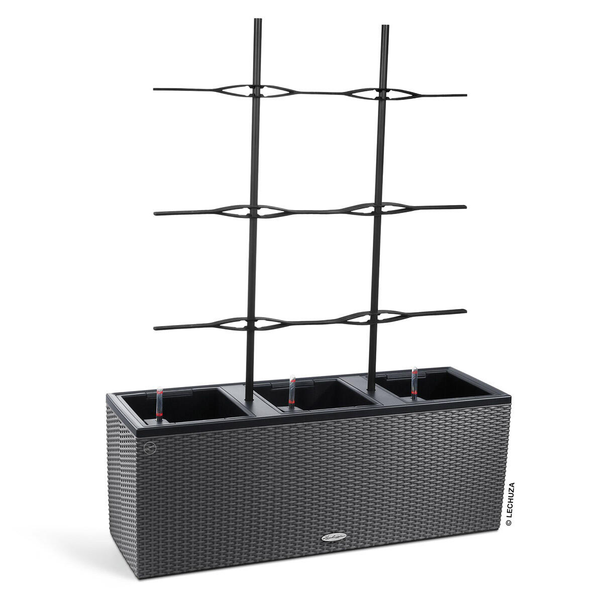 Traliccio grigliato fisso in polipropilene nero L 85.5 X H 130 cm, Sp 100 mm Cottage - 3