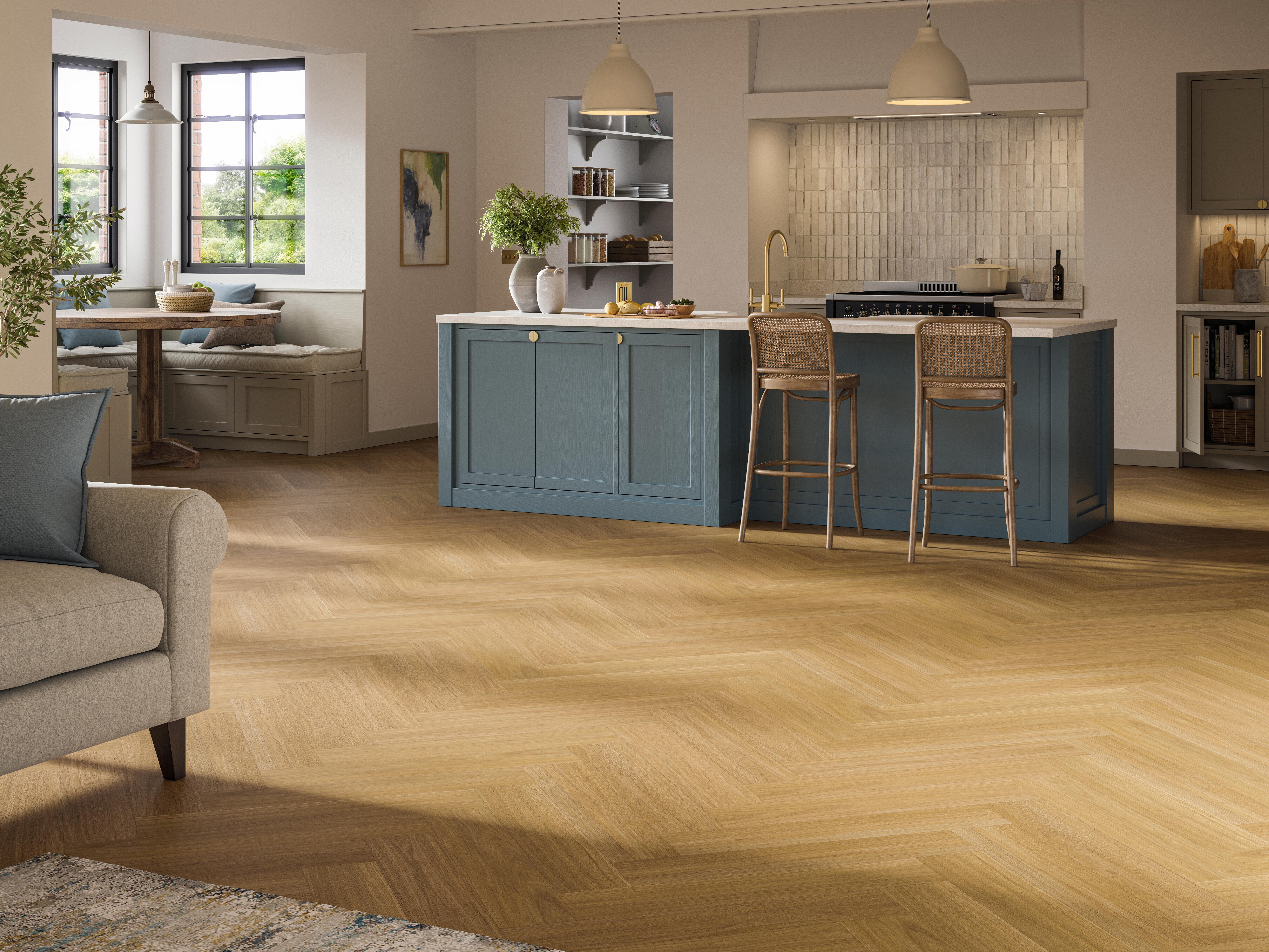 Suelo vinílico spc clic oxford efecto madera natural trend3 parador