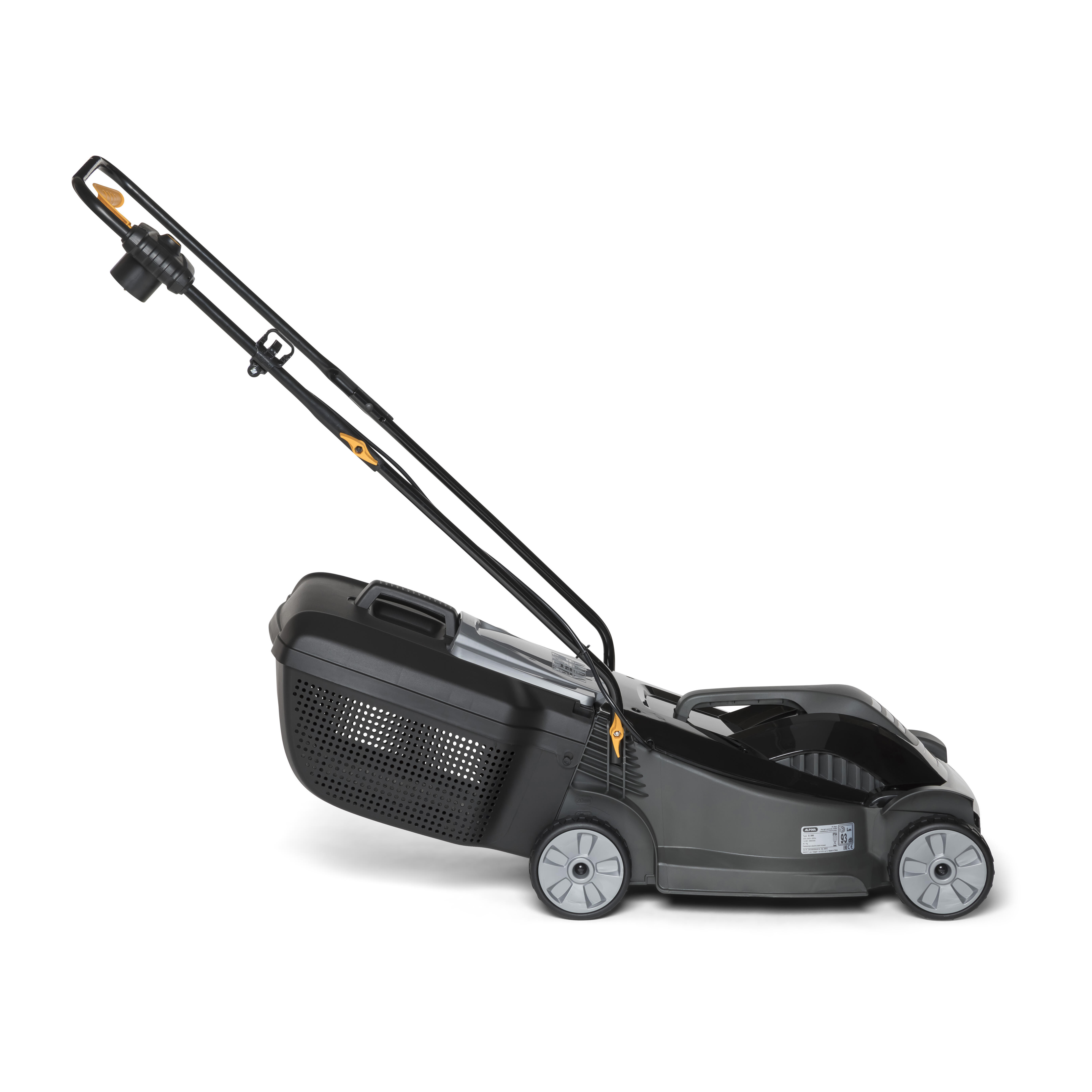 Cortacésped eléctrico alpina bl380e 1400w 38 cm ancho de corte