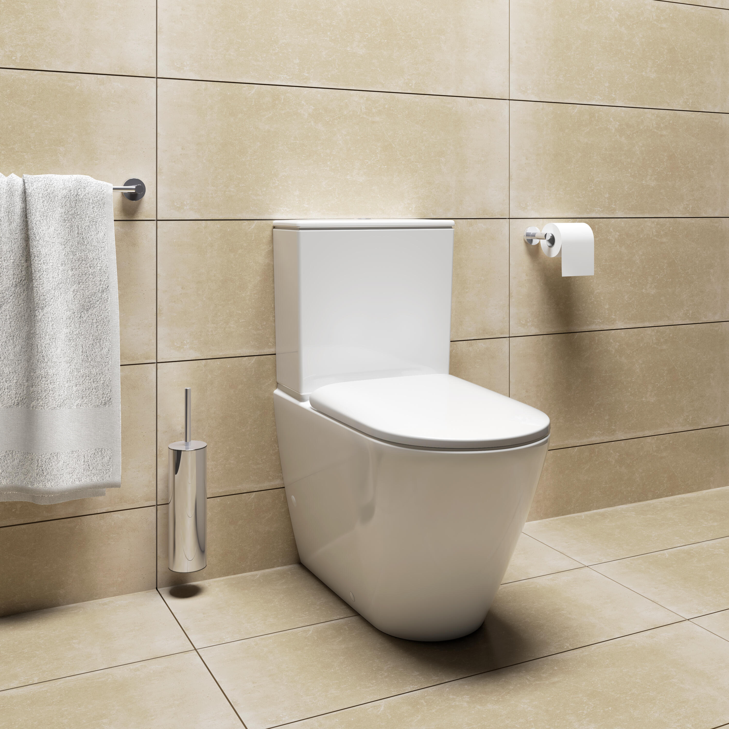 Pack WC  Durasola  con tapa amortiguada - 4