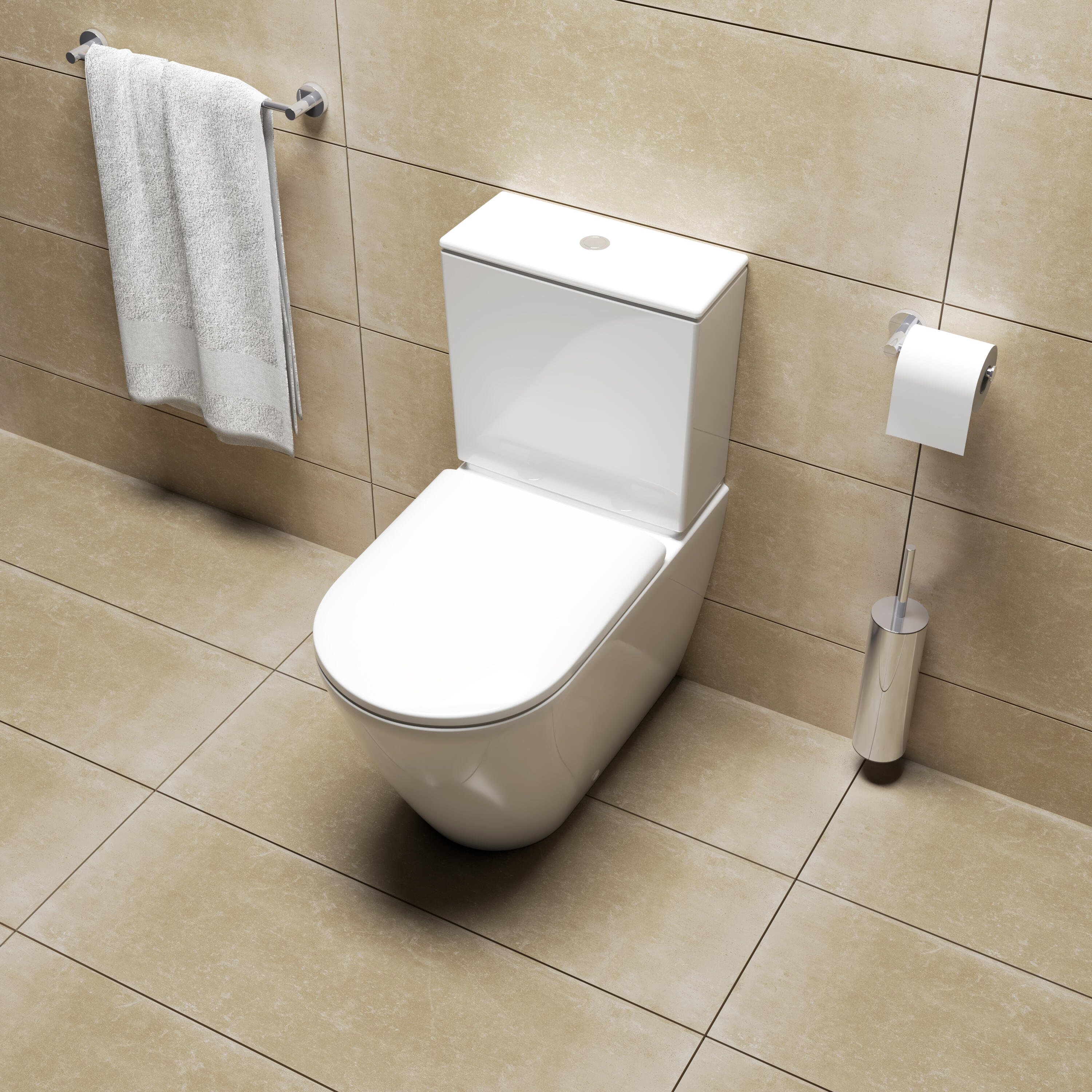 Pack WC  Durasola  con tapa amortiguada - 3