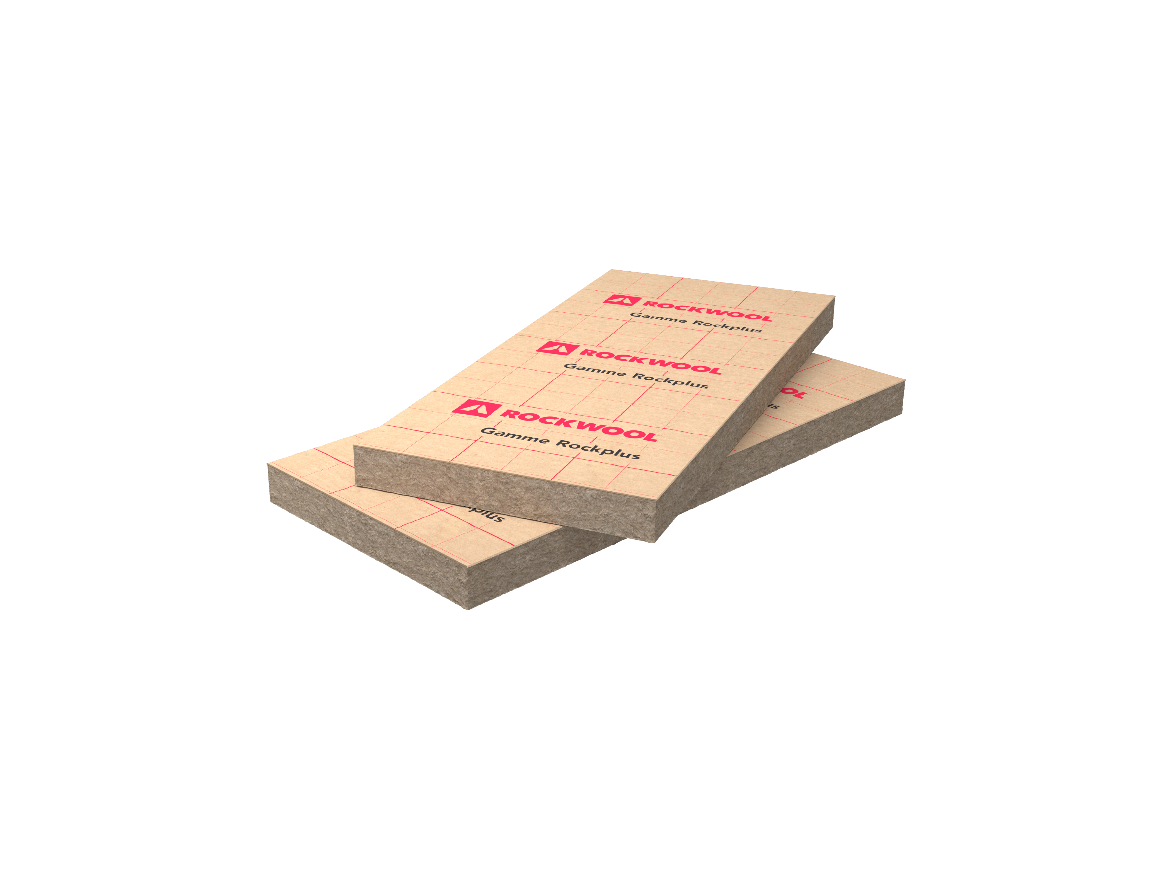 Panneau de laine de roche ROCKWOOL Rockplus, Ep.120mm, 1.35x0.6m - 2