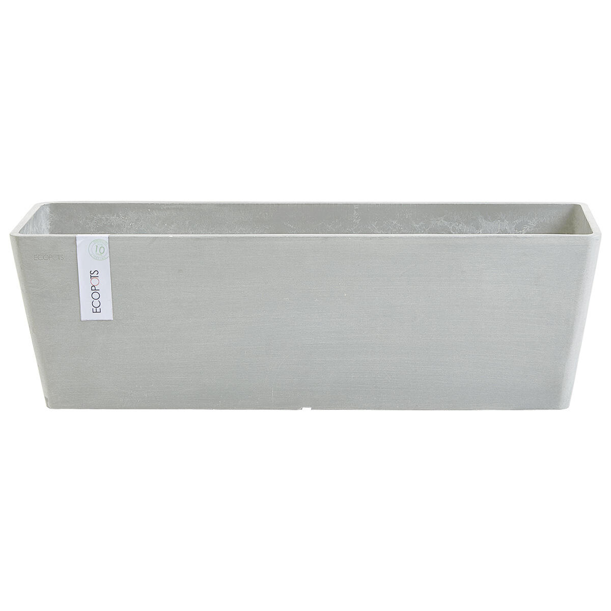 Fioriera Bruges ECOPOT'S in polipropilene grigio chiaro H 17 x L 55 x P 17 cm - 3