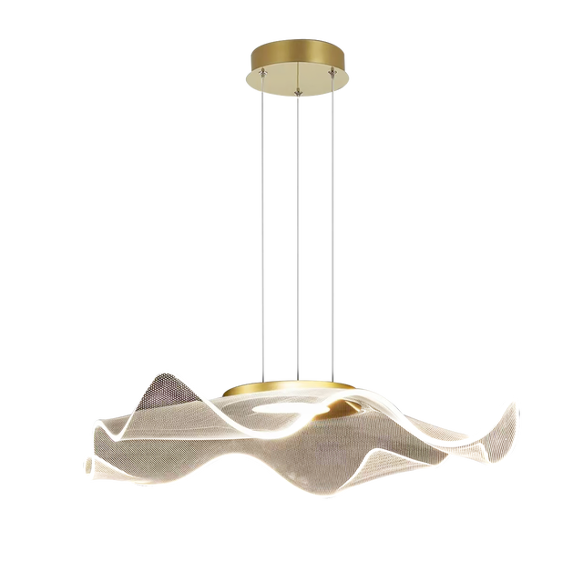 Lampa wisząca Largo złota 1120 lm LED Milagro